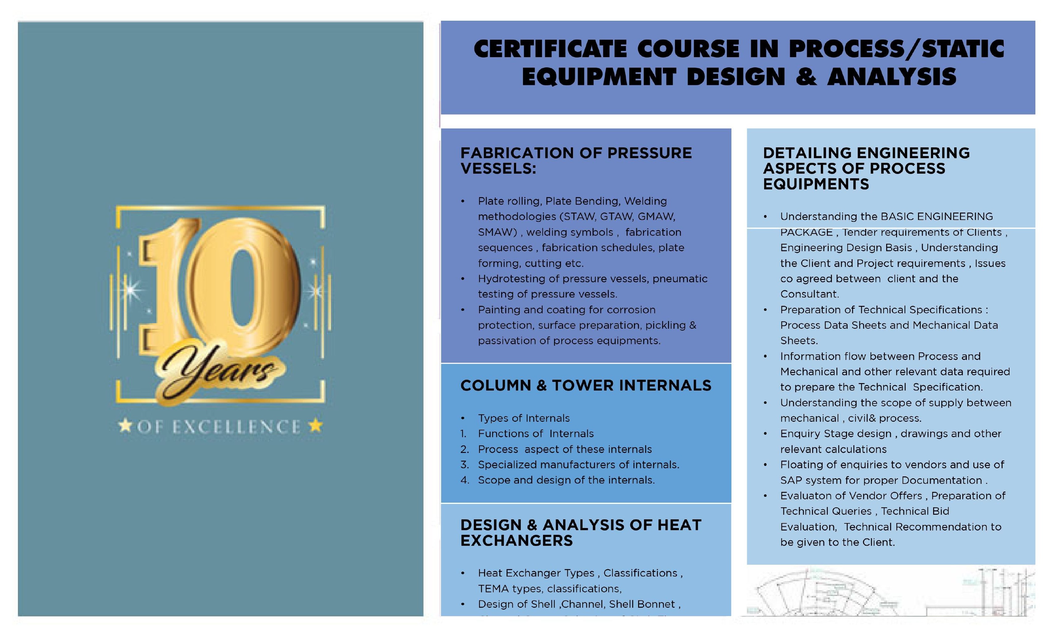 Process Equipment Engineering course syllabus